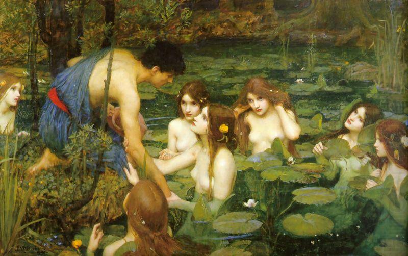 John William Waterhouse Hylas and the Nymphs china oil painting image